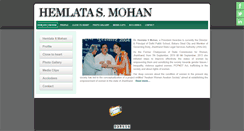 Desktop Screenshot of hemlatasmohan.com