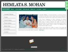 Tablet Screenshot of hemlatasmohan.com